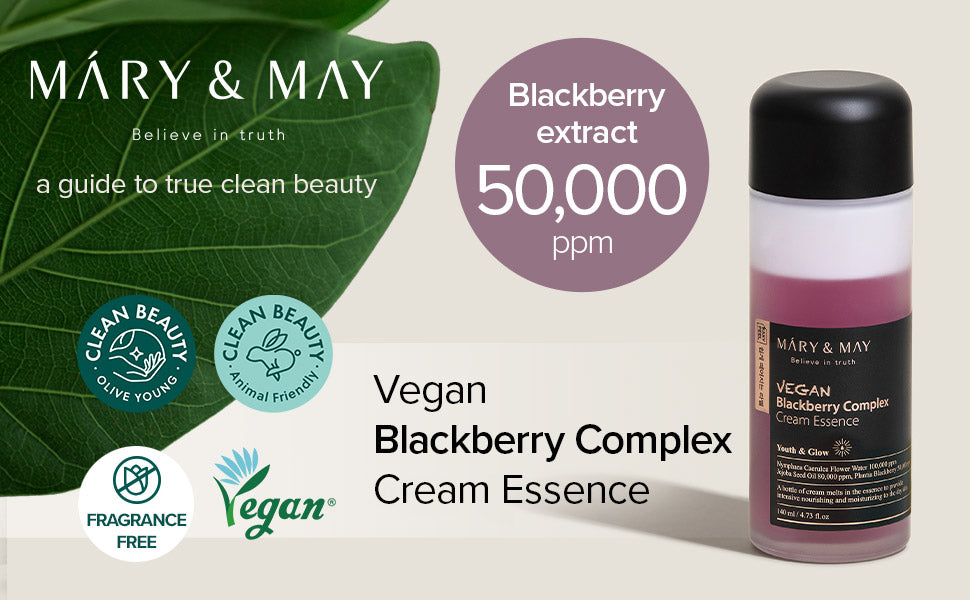 Mary&May Cream Essence - Vegan - 30 ml - Hydraterend - Voedend - Ceramide - Paars