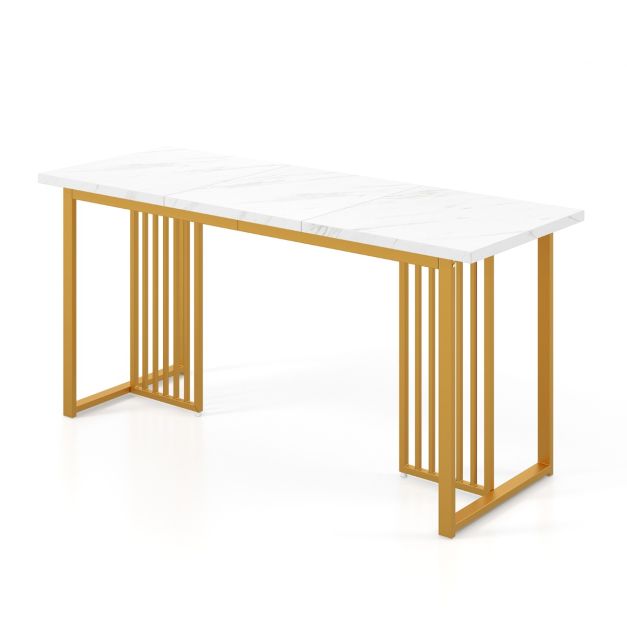 costway eettafel - 6-8 pers - rechthoekig - 160 CM