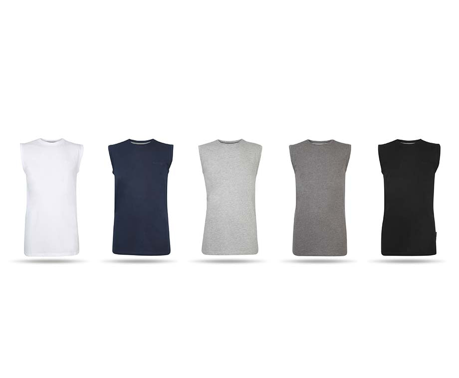 Pierre Cardin Paris Mouwloos T-shirt – Zwart – L | Klassiek Design & Hoog Comfort