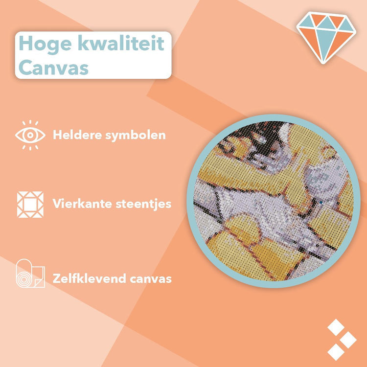 Vivora 5D Diamond Painting Set – Mini DIY Knutselpakket – Creatieve Hobby Decoratie