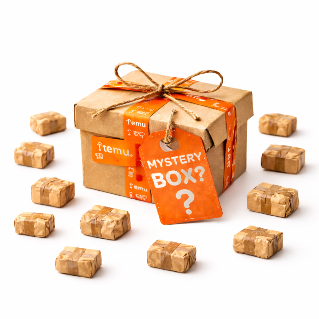Temu Mystery Box - 10 Pakketjes +2 GRATIS - Small - Ongeopende Verloren Pakketjes