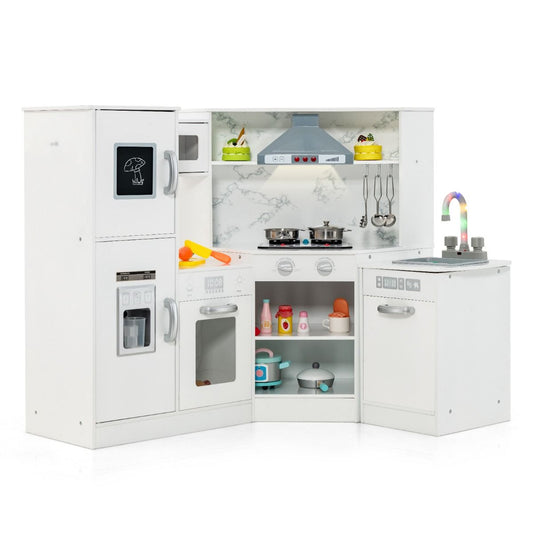Coast Kinderkeuken - Met Licht & Geluid - Incl. Accessoires - Hout - Wit