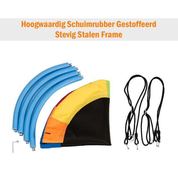 Coast Schommel - Tot 150Kg - φ100cm - Oxford Stof - Tot 180cm Hoog - Veelkleurig