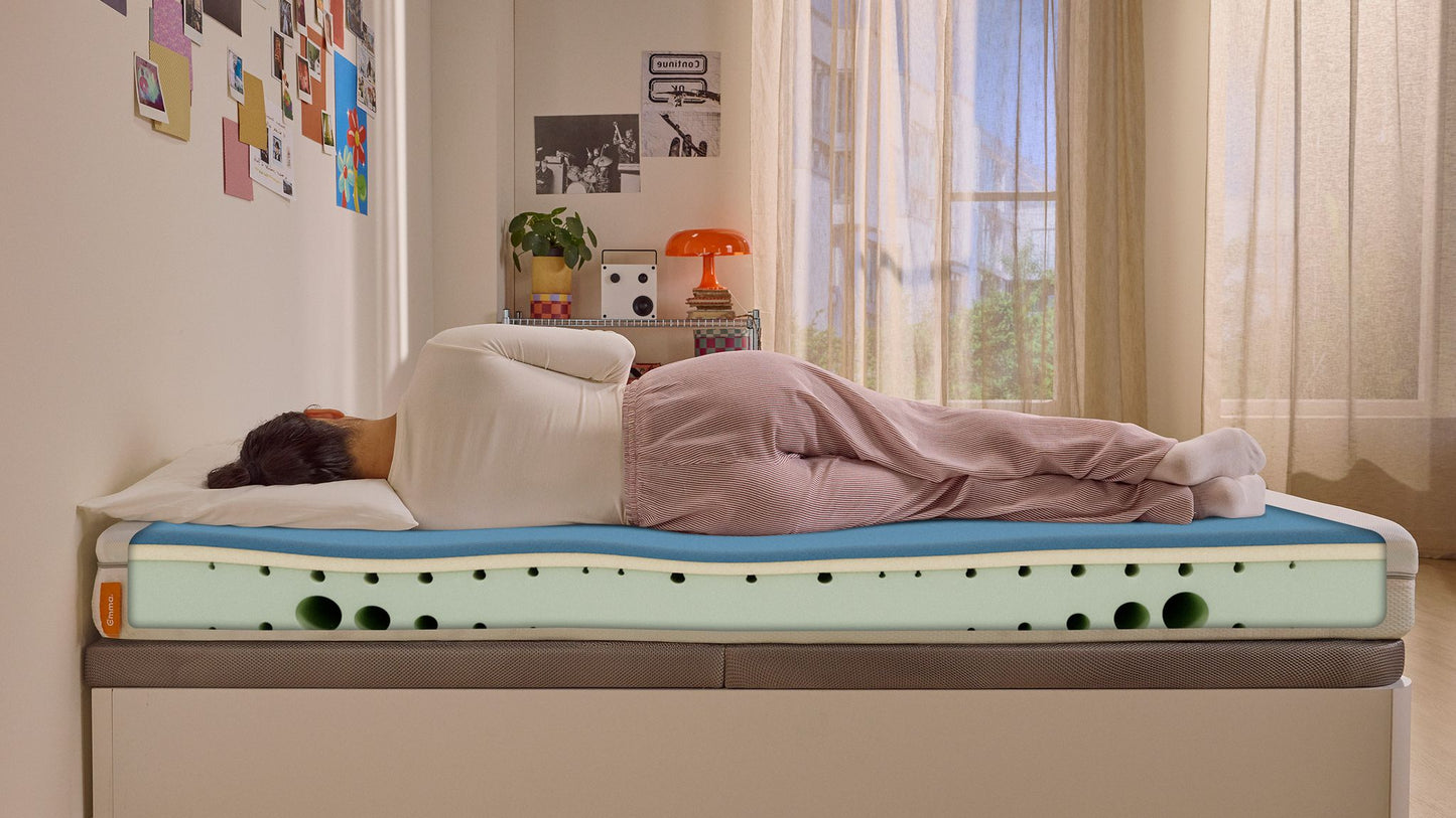 Emma One Matras – 100 x 200 cm – Ergonomisch en Ventilerend – Afneembare en Wasbare Tijk – Comfortabel en Duurzaam