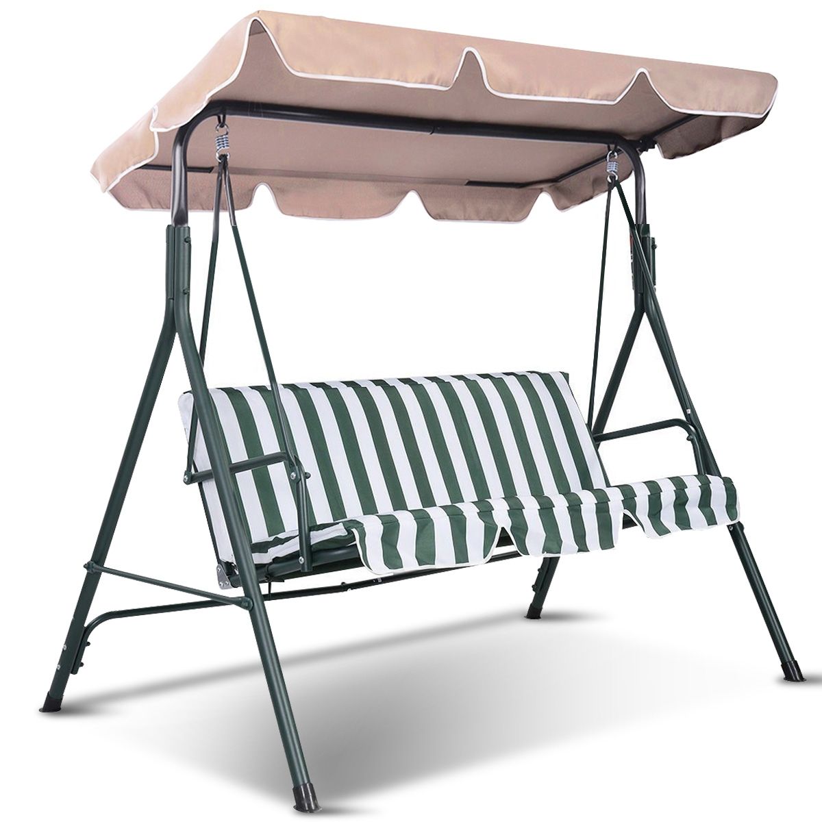 Coast Schommelluifel Vervangingsdoek 191x132 cm Beige – Waterdicht Polyester Dak voor Tuinschommel