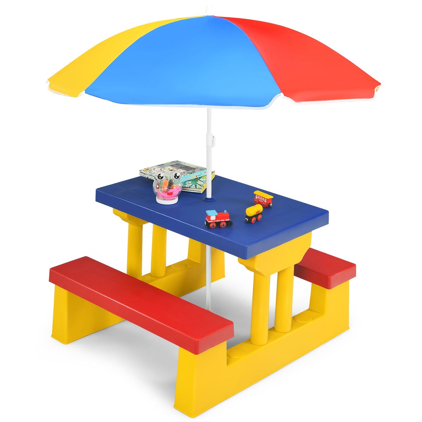 Coast Children's Seating Group kindertafel picknickbank met parasol
