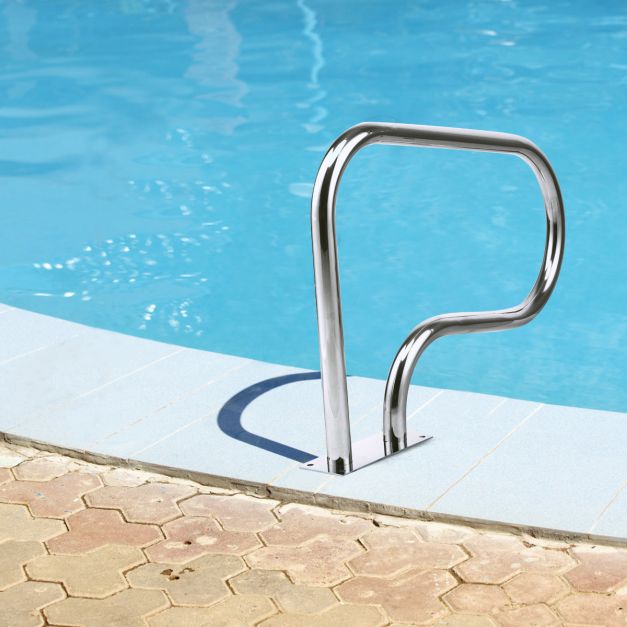 Coast - Zwembadladder - RVS - 81 x 10 x 57 cm - Zilver