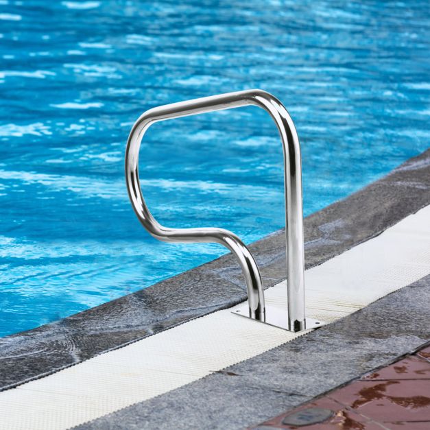 Coast - Zwembadladder - RVS - 81 x 10 x 57 cm - Zilver