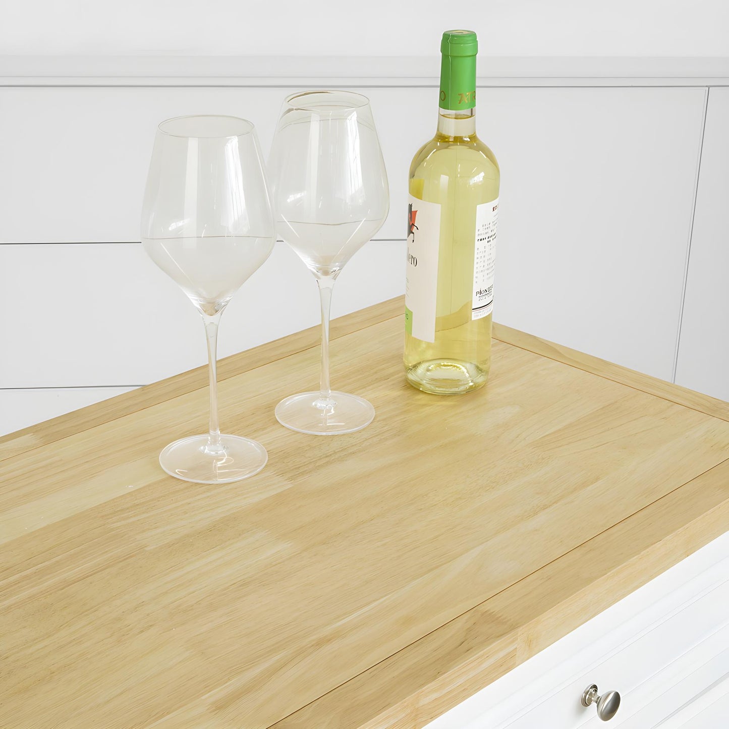 SoBuy Kookeiland met 2 Lades 3 Kasten