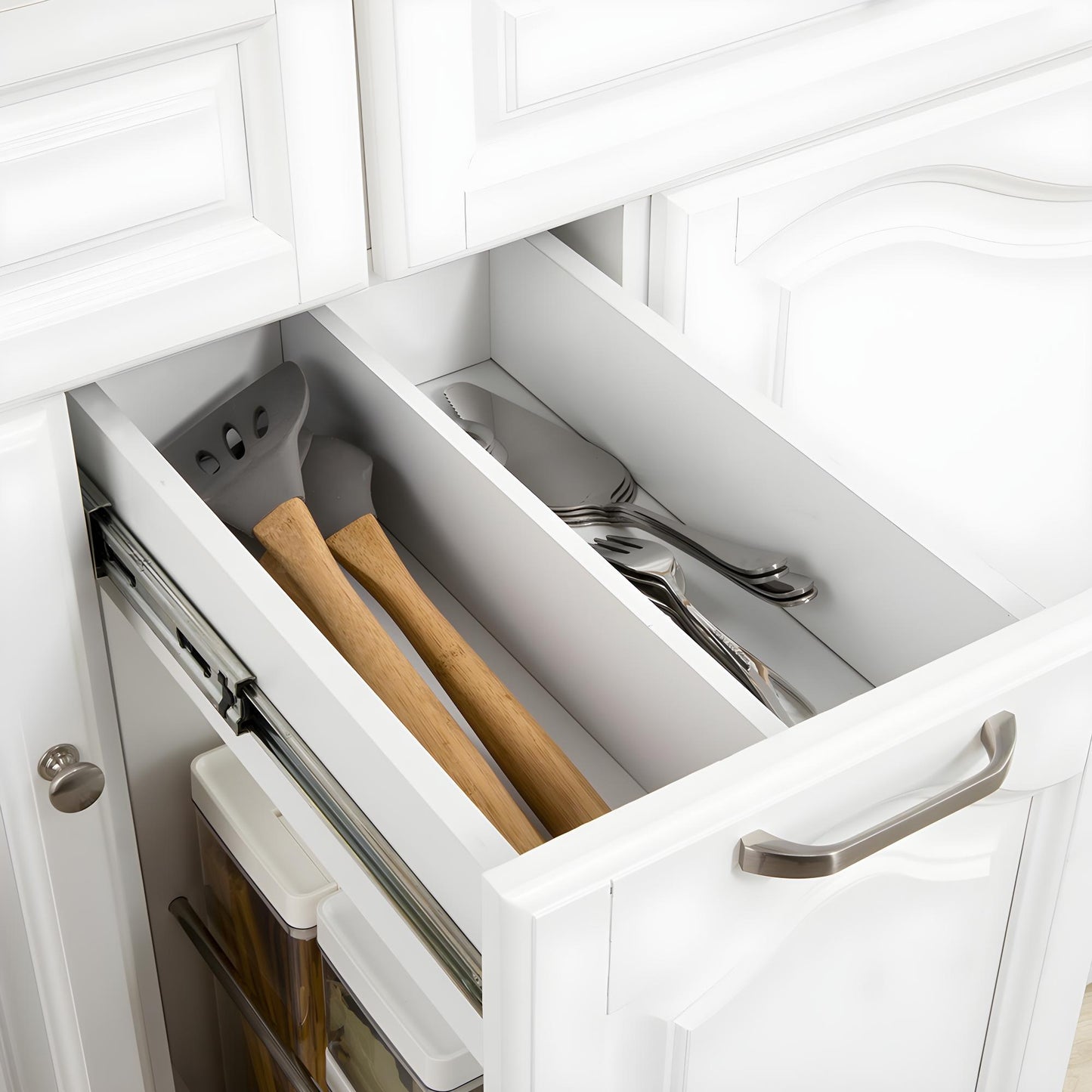 SoBuy Kookeiland met 2 Lades 3 Kasten