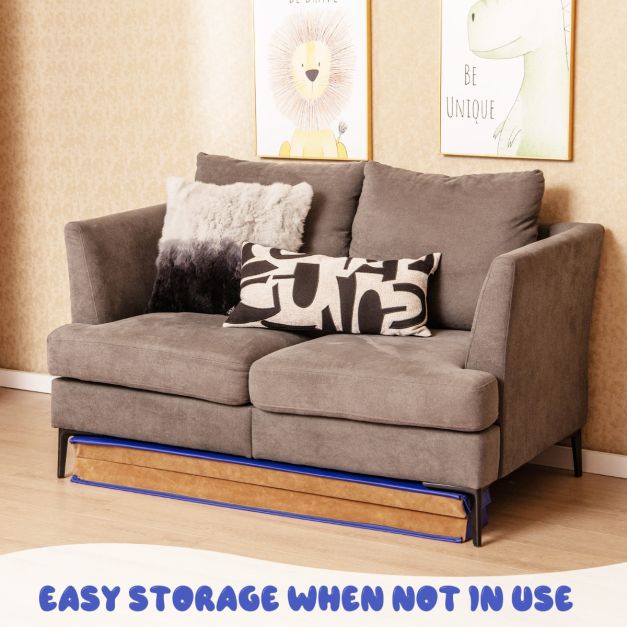 Coast Evenwichtsbalk - Opvouwbaar - EVA- & EPE-schuim - Max 73Kg - 240 x 15 x 6,5cm - Blauw