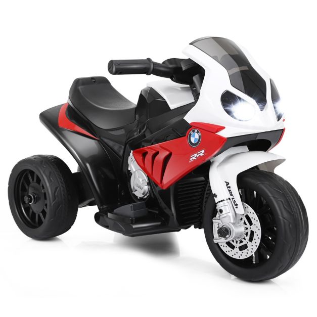Coast Kinder Motorfiets - PP - 6V - Incl. Muziek - 66x37x44cm - Rood