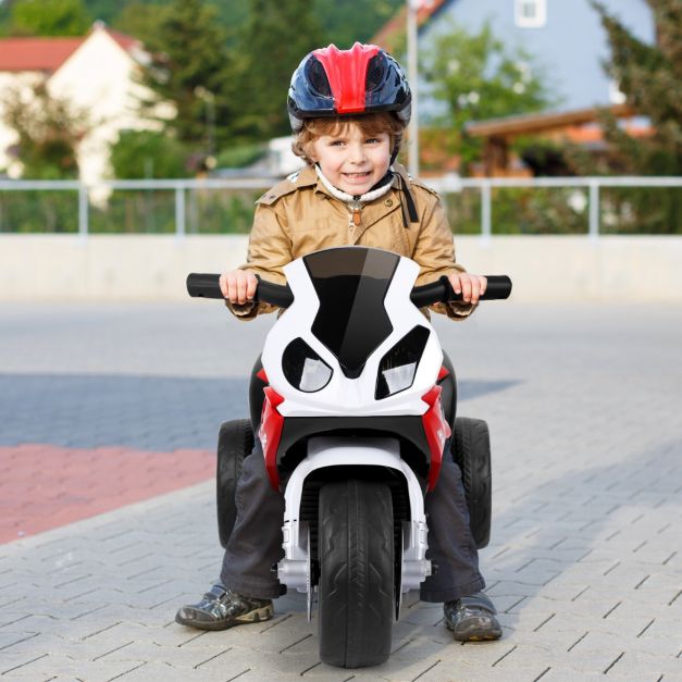 Coast Kinder Motorfiets - PP - 6V - Incl. Muziek - 66x37x44cm - Rood