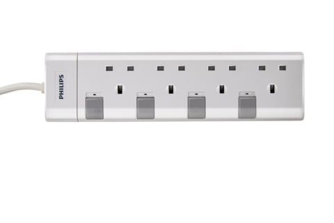 Philips Socket 230V 3 way CHP4130WB/05 - 3 pin socket