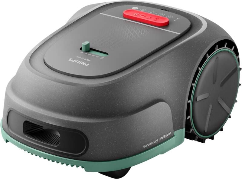 Philips Robotmaaier RSL3000/10 - Kruismaaien - GPS-Mapping - Regensensor - Grijs