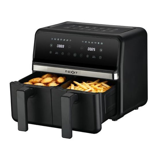 NEXXT CO231025 - Airfryer - Zwart - 2200 W - Aantal frituurmanden: 2 - 4L-4L