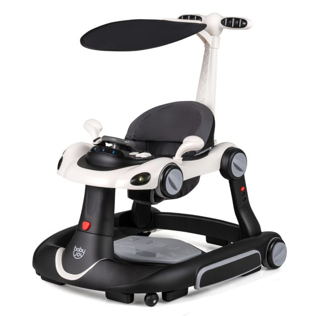 Coast Baby Walker - 7-in-1 - Loopstoel - Loopwagen - Speelbord - Muziek - Licht