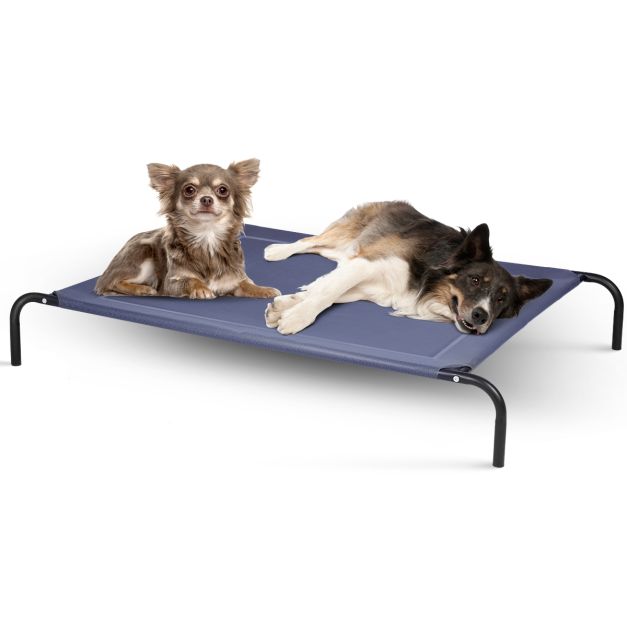 Coast Hondenbed – Waterdicht & Verhoogd – max. 40 kg – 130 x 90 x 20 cm – Grijs