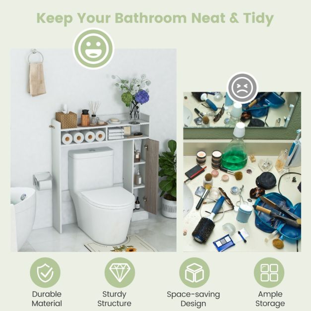Coast Toiletkast ombouw - 88 x 18 x 100 cm - Wit