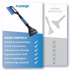 LICARGO IJskrabber Met Sneeuwbezem – Voorzien Van Extra Brede Krabkant En Zachte Borstels En Ergonomische Handgreep – Voor Auto En Suv – Zwart En Blauw Kunststof – Zevenenzestig Centimeter