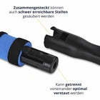 LICARGO IJskrabber Met Sneeuwbezem – Voorzien Van Extra Brede Krabkant En Zachte Borstels En Ergonomische Handgreep – Voor Auto En Suv – Zwart En Blauw Kunststof – Zevenenzestig Centimeter