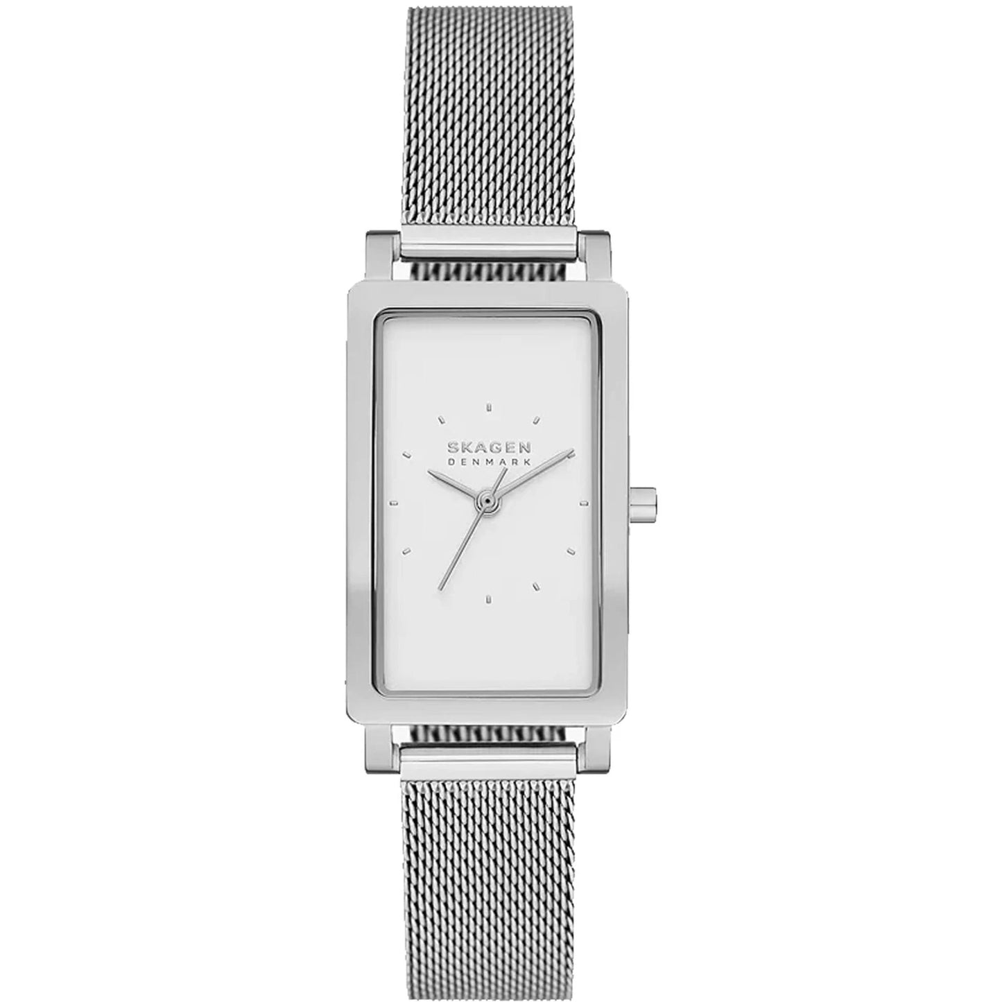 Skagen Dameshorloge - Hagen - Quartz - Rechthoekig - Edelstaal - 30M - Zilver