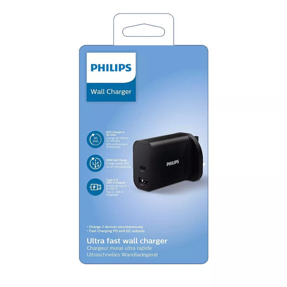 Philips 30W - Oplader - 3 Pin socket