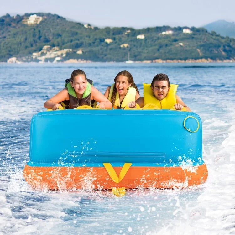 Coast Sleepboei - 3Persoons - Opblaasbaar - Sleeppunten - 300kg - 193x189x82cm - Veelkleurig