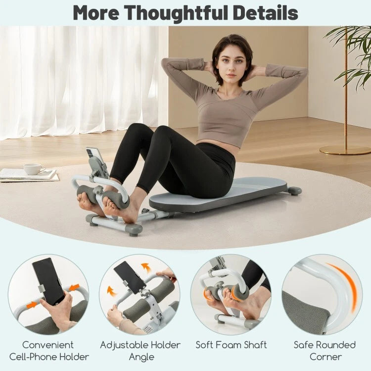 Coast Trainingsbank - Opvouwbaar - Verstelbaar - Multifunctioneel - Fitness - Sit-up - Blauw