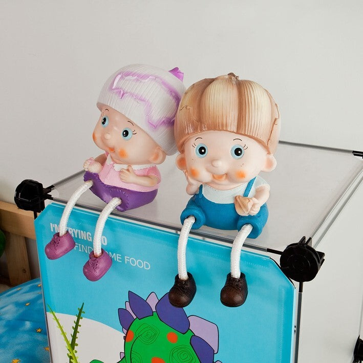 SoBuy Kinderboekenkast - Kinderrek voor Boeken en Speelgoed - 6 boxen - 38 x 38 x 38 cm