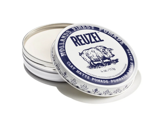 Reuzel Clay Matte Pomade – 113 g – Waterbasis, Matte Finish, Medium Hold