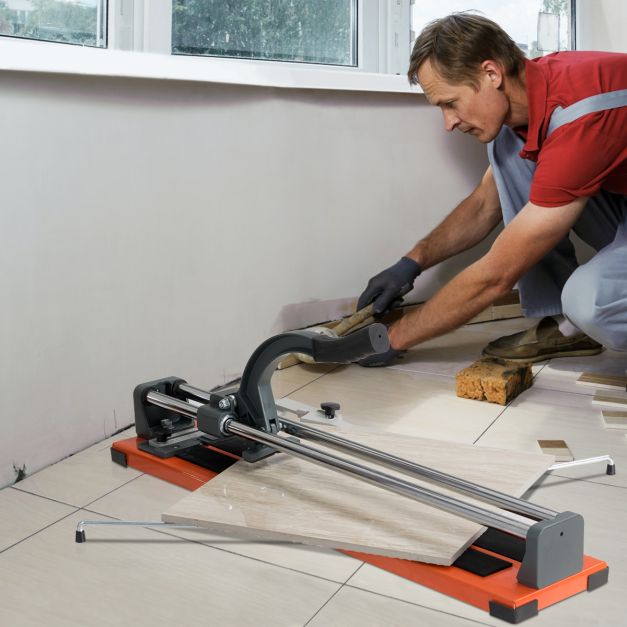 Coast tegelsnijder - handmatig- verwijderbare schaal - professioneel - snijlengte 610 mm - ijzer - oranje