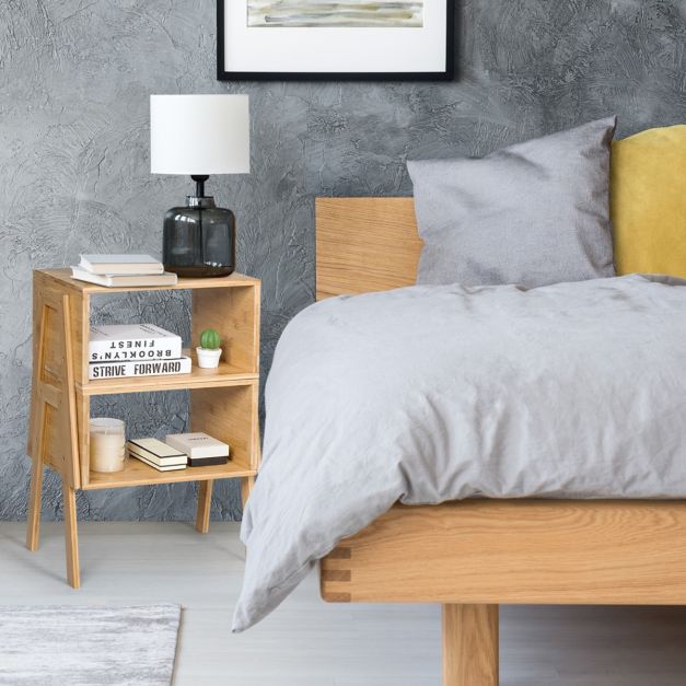 Coast Set van 2 Nachtkastjes - Met Open Compartiment - Bamboe - 43 x 29 x 42 cm
