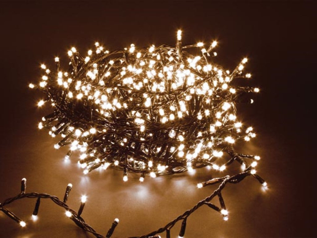 Velleman Shimmerlight Led-16-740-24v-aw – Voorzien Van Ingebouwde Modulator Met Acht Animaties En Ip44 Bescherming En Zevenhonderdveertig Leds – Voor Binnen En Buiten – Arizona Wit En Groen Kunststof – Zestien Meter