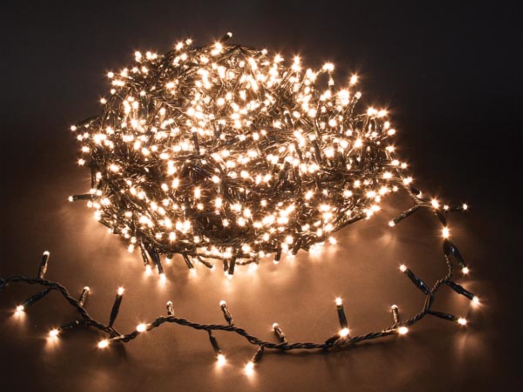 Light Creations Shimmerlight Led-34-1500-24v-aw – Voorzien Van Ingebouwde Modulator Met Acht Animaties En Ip44 Bescherming En Duizendvijfhonderd Leds – Voor Binnen En Buiten – Arizona Wit En Groen Kunststof – Vierendertig Meter