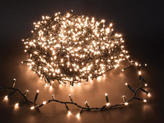 Light Creations Shimmerlight Led-34-1500-24v-aw – Voorzien Van Ingebouwde Modulator Met Acht Animaties En Ip44 Bescherming En Duizendvijfhonderd Leds – Voor Binnen En Buiten – Arizona Wit En Groen Kunststof – Vierendertig Meter