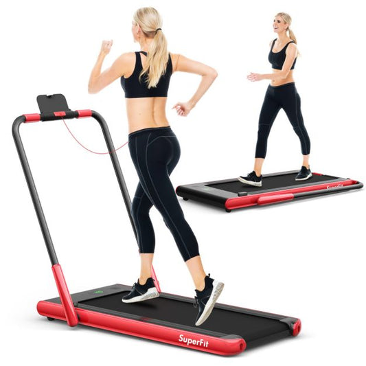 Coast Loopband Met Bluetooth - 1-12 km/u - Inklapbaar - 124,5 x 68,5 x 106.5 cm - Rood