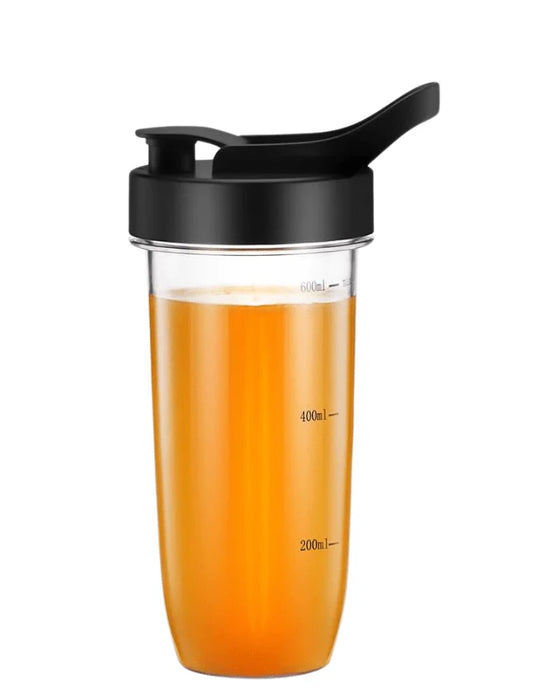 Safecourt Kitchen Extra Beker Voor BL200 Blender Sportbeker – Voorzien Van Universele Compatibiliteit En Lichte Hanteerbaarheid En Perfect Sluitende Dop – Voor Sport En Onderweg – Transparant Kunststof – Maat 1