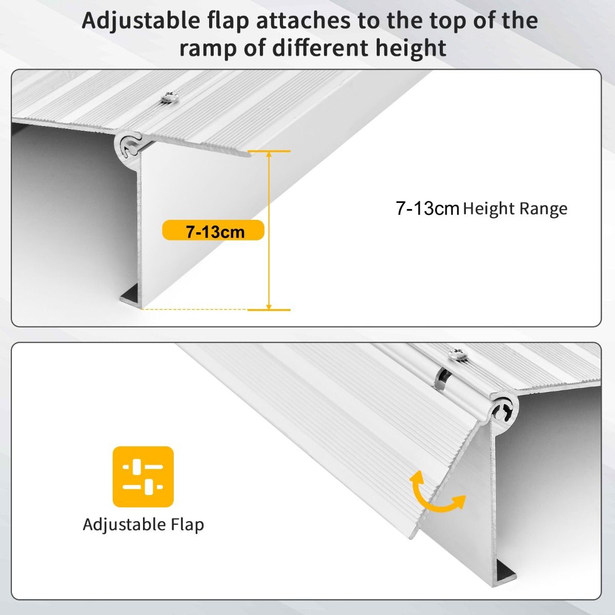 Coast Drempeloploop - In Hoogte Verstelbaar - Stevig Aluminium Frame - Antislip Oppervlak - 317 kg Draagvermogen