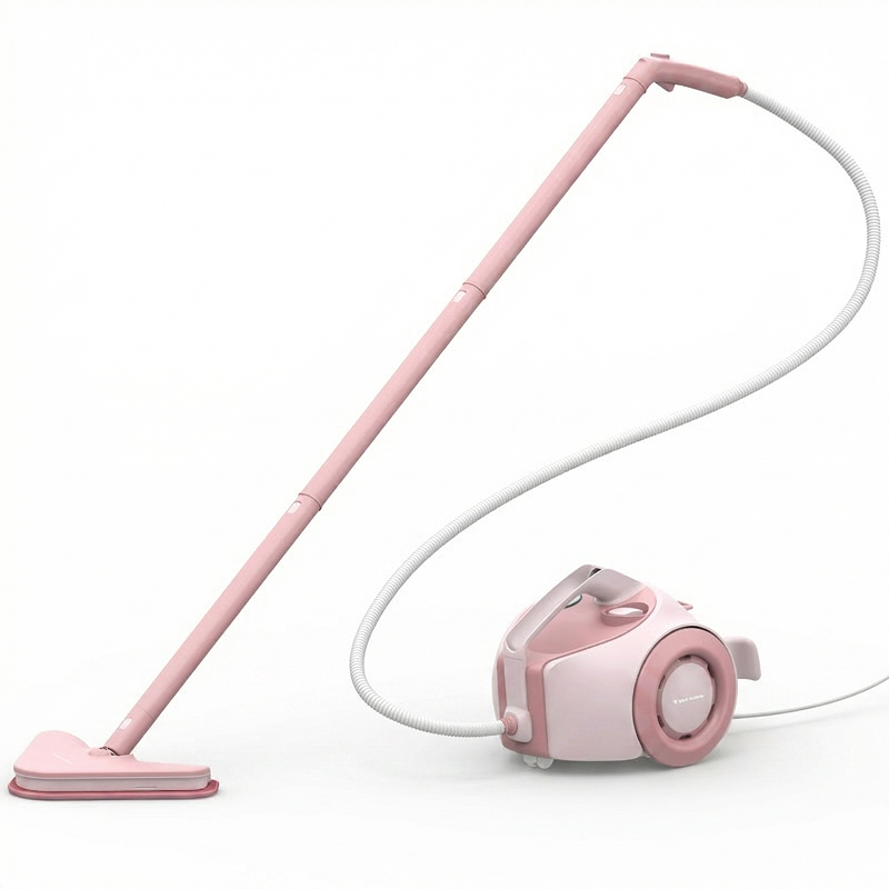 TS2 Stoomreiniger Roze Limited Edition – 1800W Steam Cleaner met 26 Accessoires – 40 x 30,5 x 29 cm