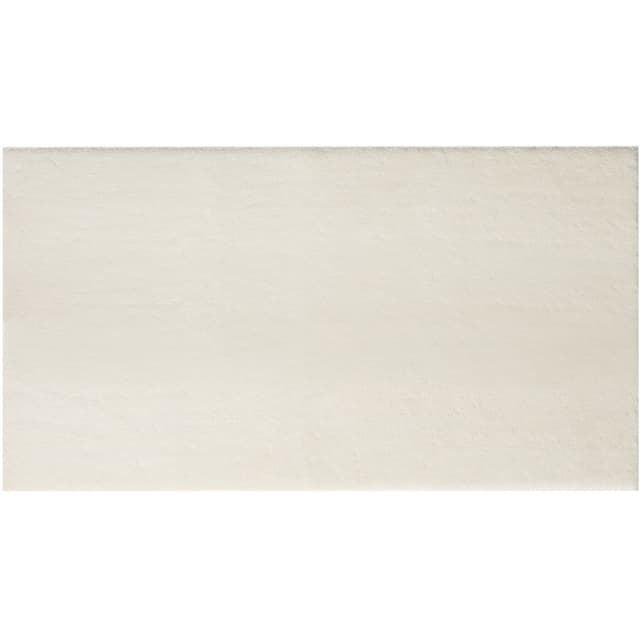 Tectake® Kortpolig vloerkleed Soft Zone 80 x 150 cm - Crème