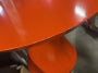 Mica Decorations Celise Bijzettafel - H44 x Ø59 cm - Metaal - Oranje