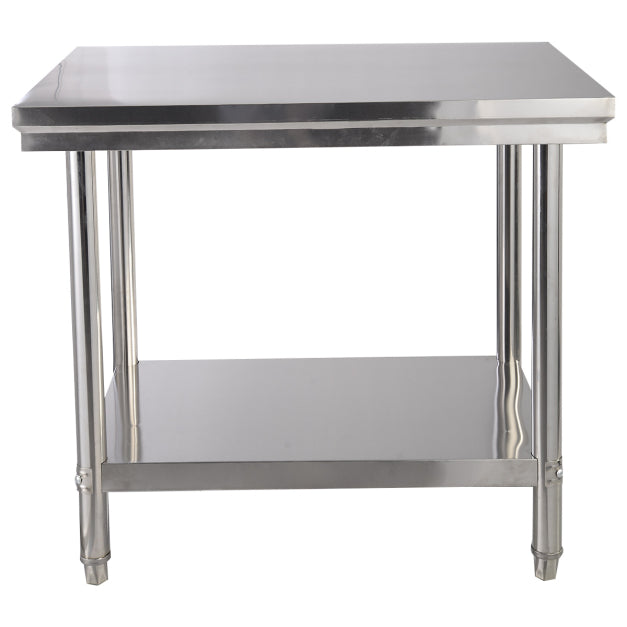 Coast RVS Keukentafel – Met Tussenblad – Werktafel voor Horeca – 92 x 61 x 90 cm