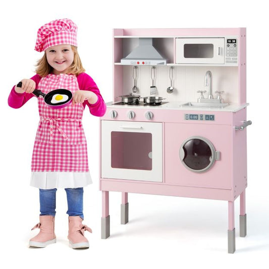 Coast Children's Kitchen met spelen met spelen en geluiden en lichtroze roze