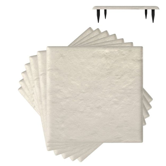Coast Stapstenen - 8-delig - 40x40 cm - Tuinpad - PP - Beige