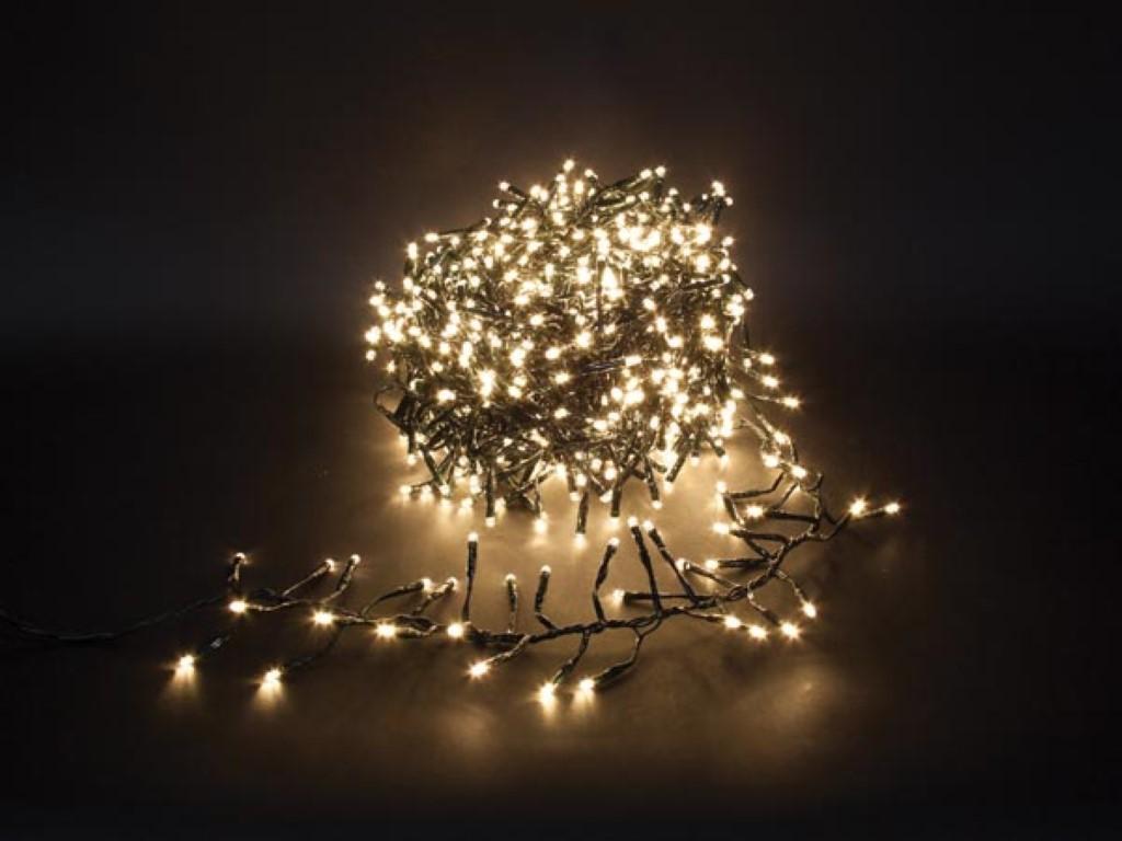 twistlight LED lichtsnoer – 18 m - 1530 warm witte leds - zwart snoer - Ø 5 mm