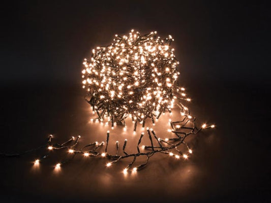 Twistlight LED Lichtslinger 18 m – 1530 Arizona Witte LED’s – Zwart Snoer – 31V – IP44 Binnen & Buiten