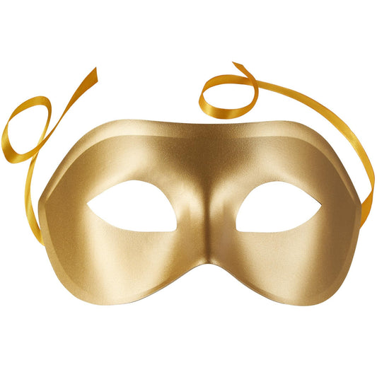 venetiaans masker – effen goud – 18 × 9 cm