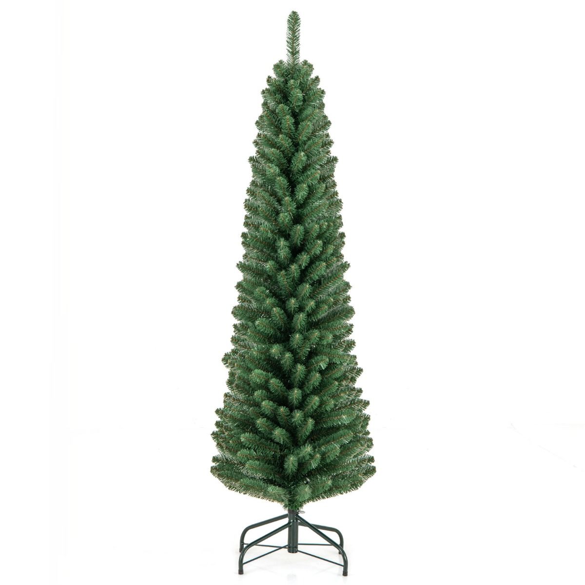 Coast Kunstkerstboom - Groen - 150 cm - Weelderige Takken met Vormgeheugendraad en Stabiele Metalen Basis