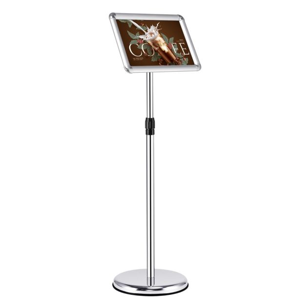 Coast Voetstuk - Verstelbaar - Kliklijst - RVS - 24 x 32,7cm - Zilver